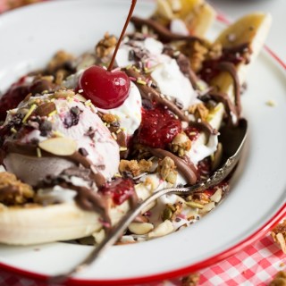 Big Vegan Banana Split